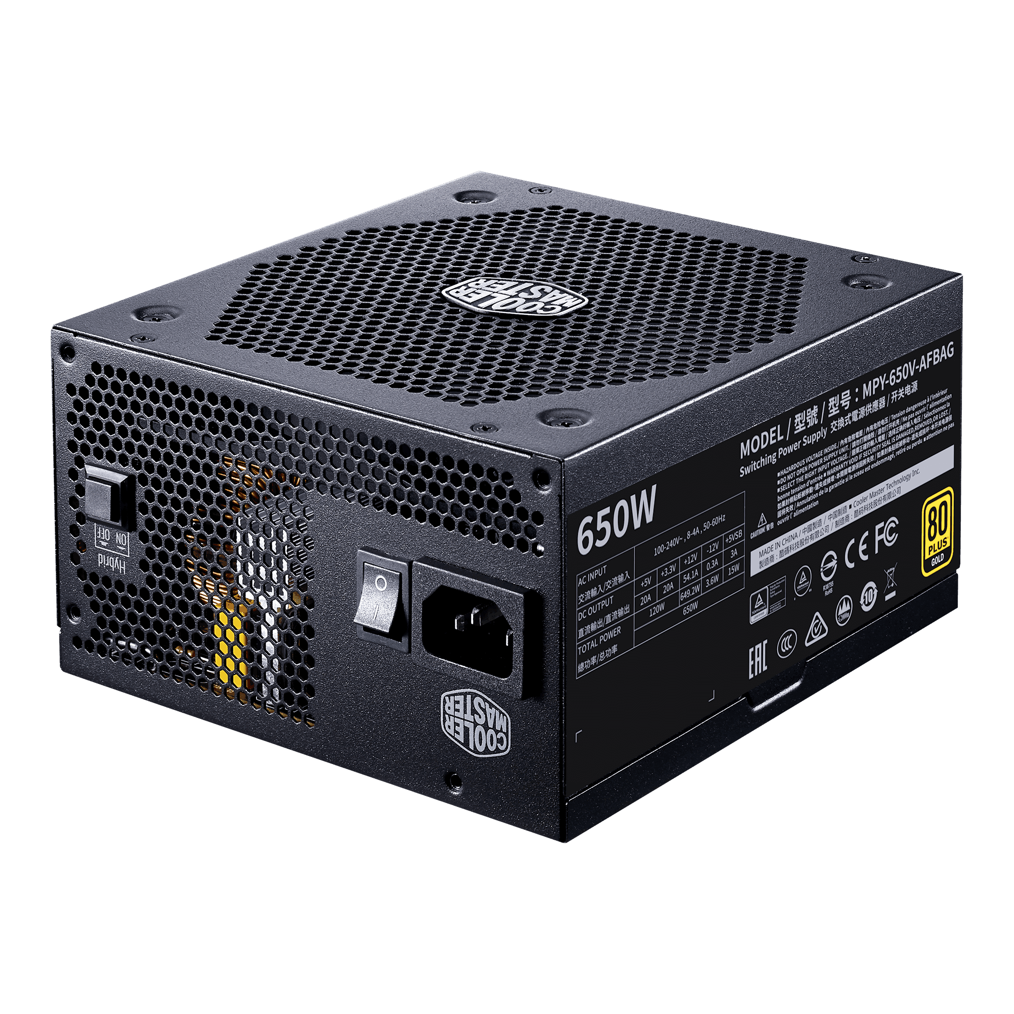 PSU COOLER MASTER V650 GOLD V2 650W FULL MODULAR 2