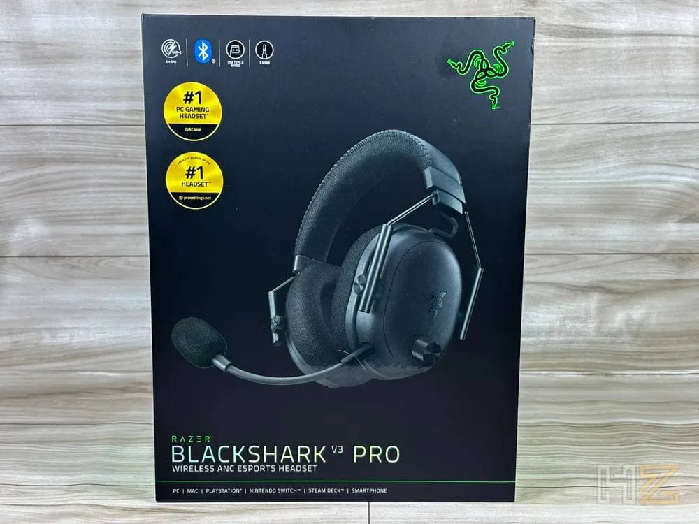 HEADSET RAZER BLACKSHARK V3 PRO BLACK WIRE + WIRELESS + BLUETOOTH 2