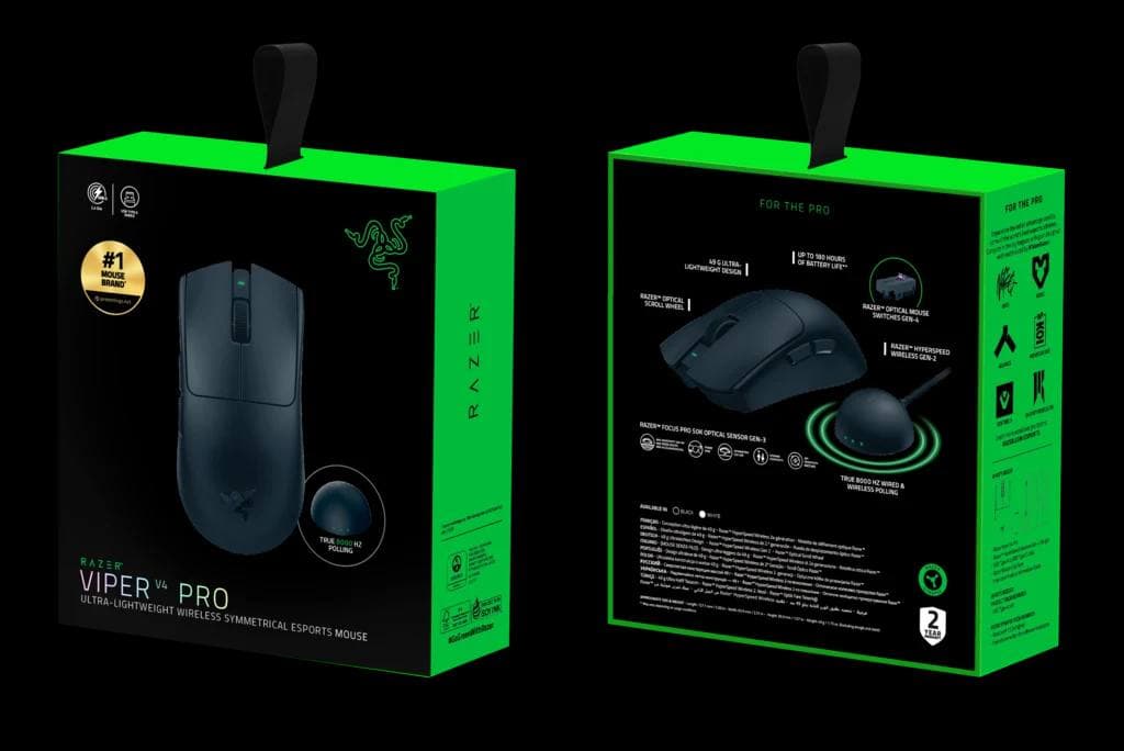MOUSE RAZER VIPER V4 PRO 8K BLACK WIRELESS 2