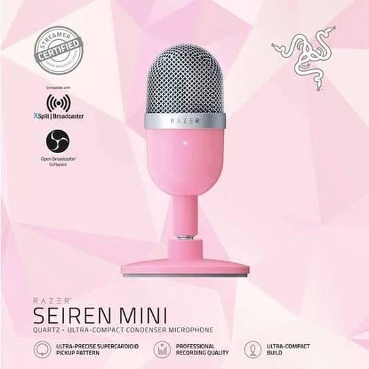 MIC RAZER SEIREN MINI USB PINK EDITION 3