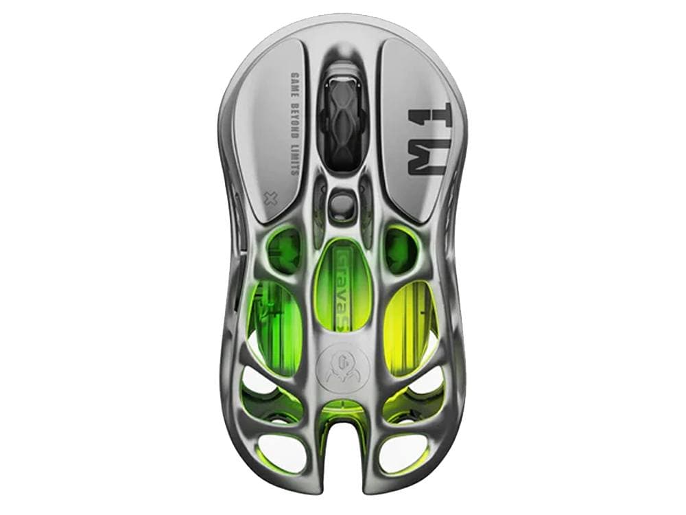 MOUSE GRAVASTAR M1 PRO GREY WIRE + WIRELESS + BLUETOOTH 2