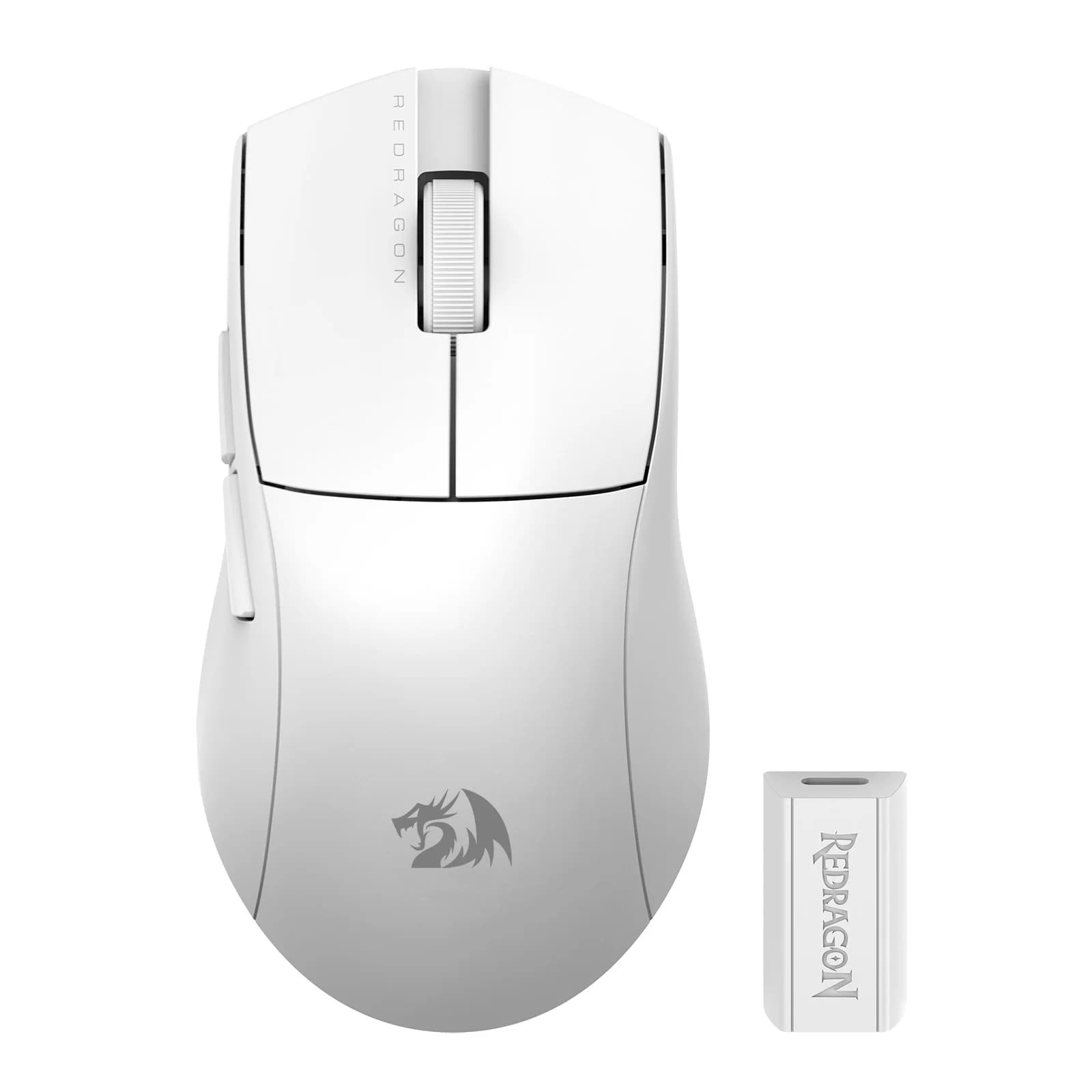 MOUSE REDRAGON M916W KING 4K PRO WHITE WIRE + WIRELESS + BLUETOOTH 3