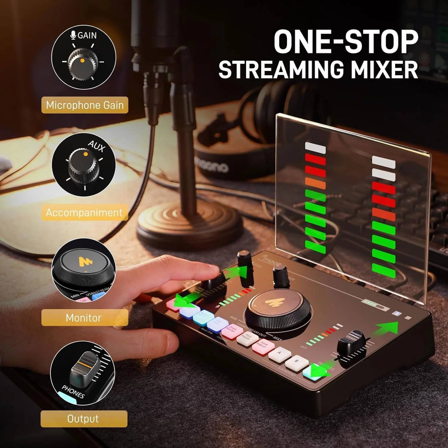 MAONO C2 NEO AUDIO MIXER + SOUND CARD 4