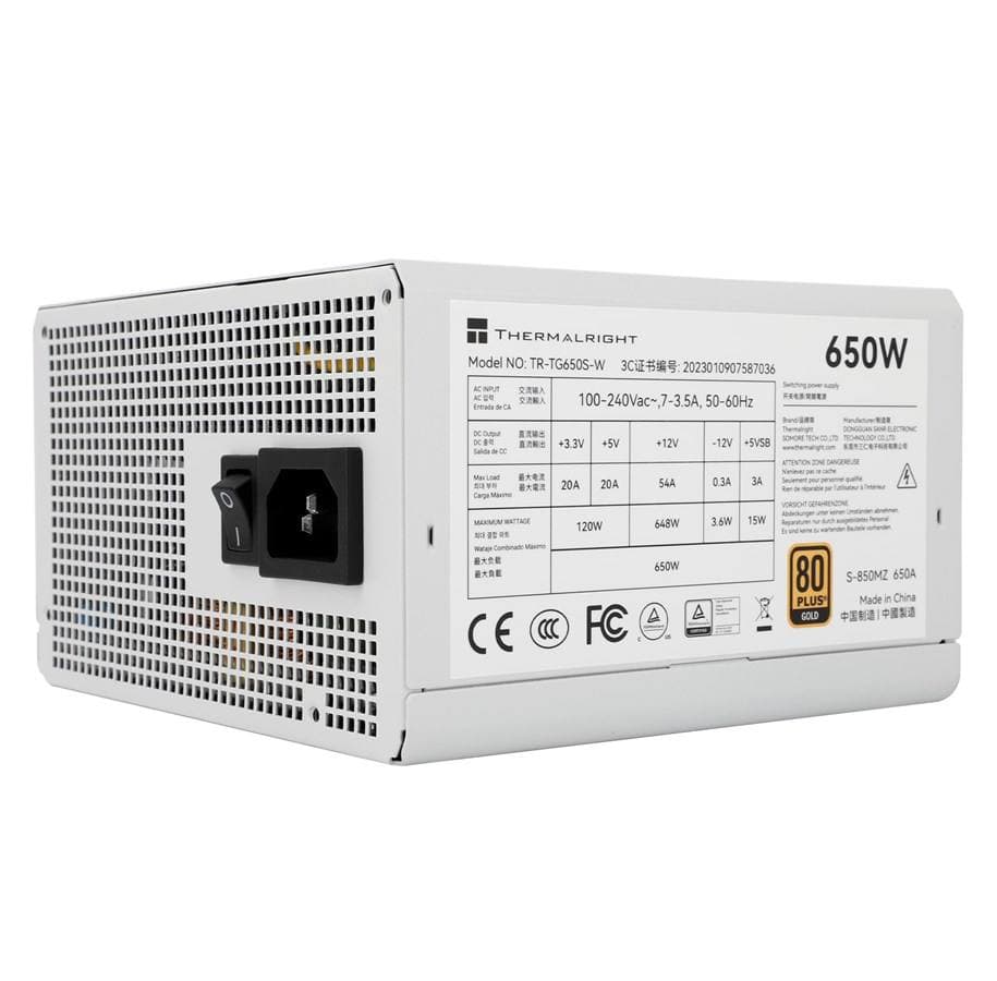 PSU THERMALRIGHT TG650S 650W GOLD WHITE 2
