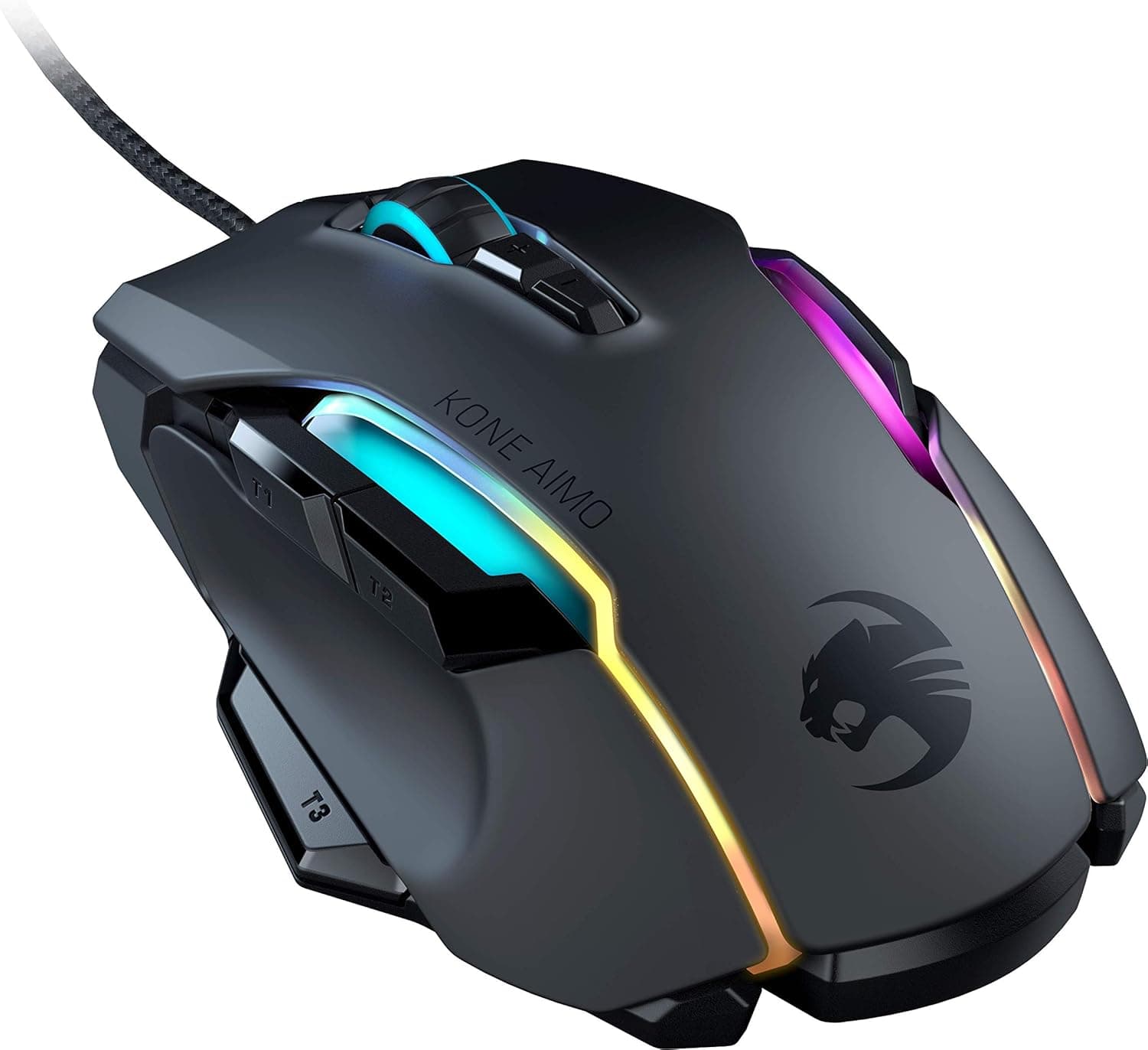 MOUSE ROCCAT KONE AIMO BLACK WIRED 2