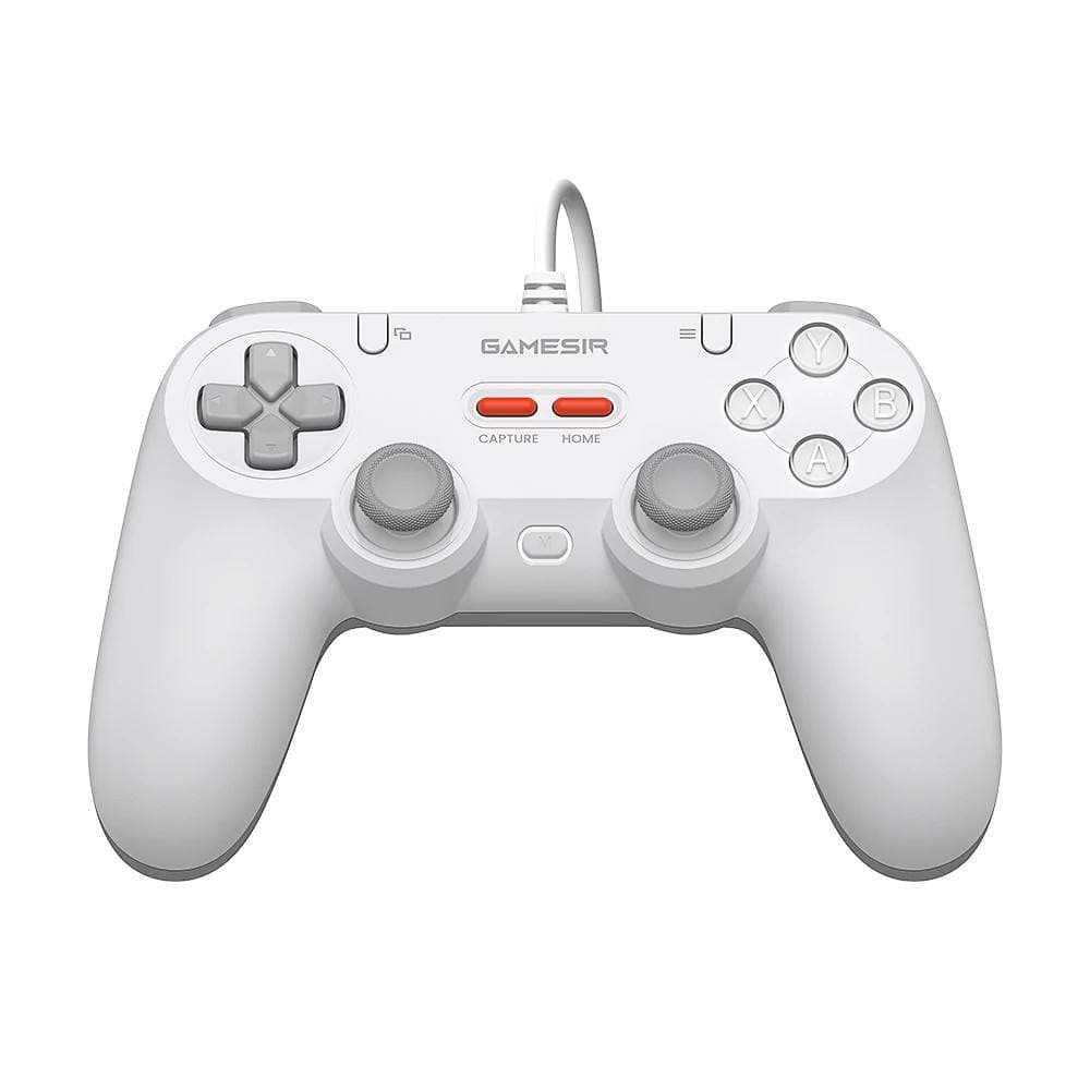 GAMING CONTROLLER GAMESIR T3 LITE TEGENARIA WIRED WHITE EDITION 1000HZ POLLING RATE FOR PC , ANDROID , IOS & SWITCH