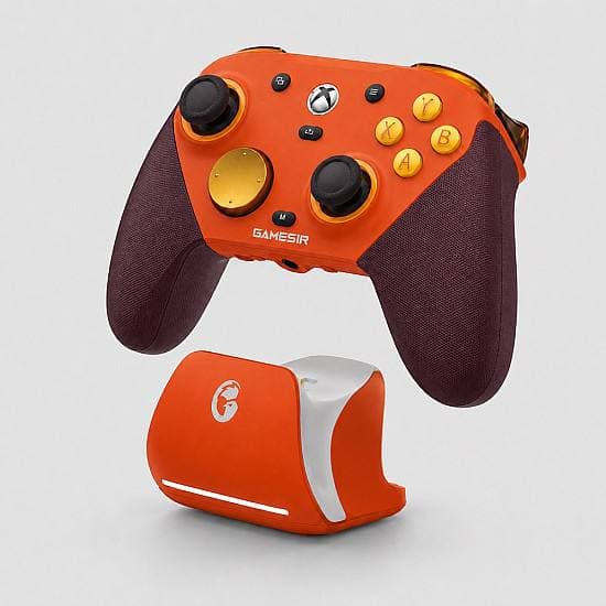GAMING CONTROLLER GAMESIR G7 PRO AMBER FLAME EDITION TRI-MODE ( WIRE + WIRELESS + BLUETOOTH ) FOR PC/XBOX 2