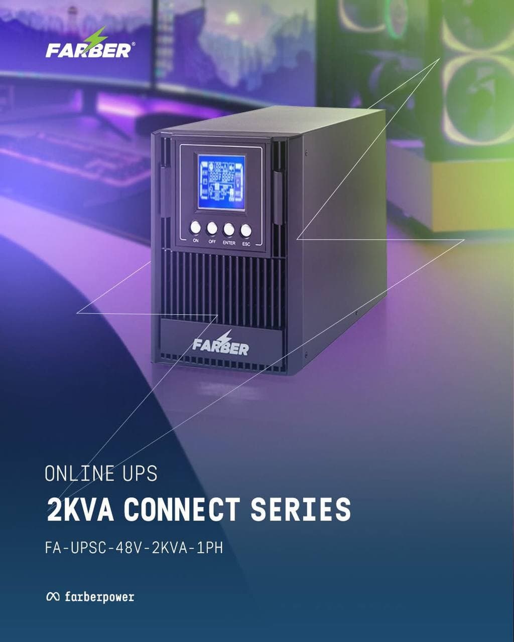 UPS FARBER 2KV ONLINE CONNECT SERIES
