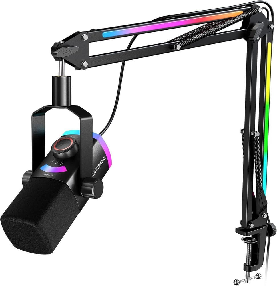 MIC FIFINE AM8 PRO T BLACK USB + XLR 2