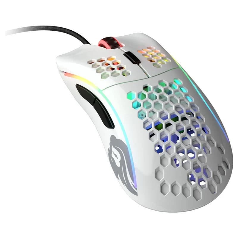 MOUSE GLORIOUS MODEL D WIRED GLOSSY WHITE 3