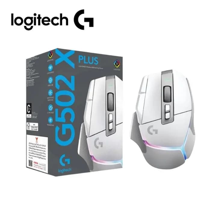 MOUSE LOGITECH G502X PLUS WHITE EDITION WIRELESS
