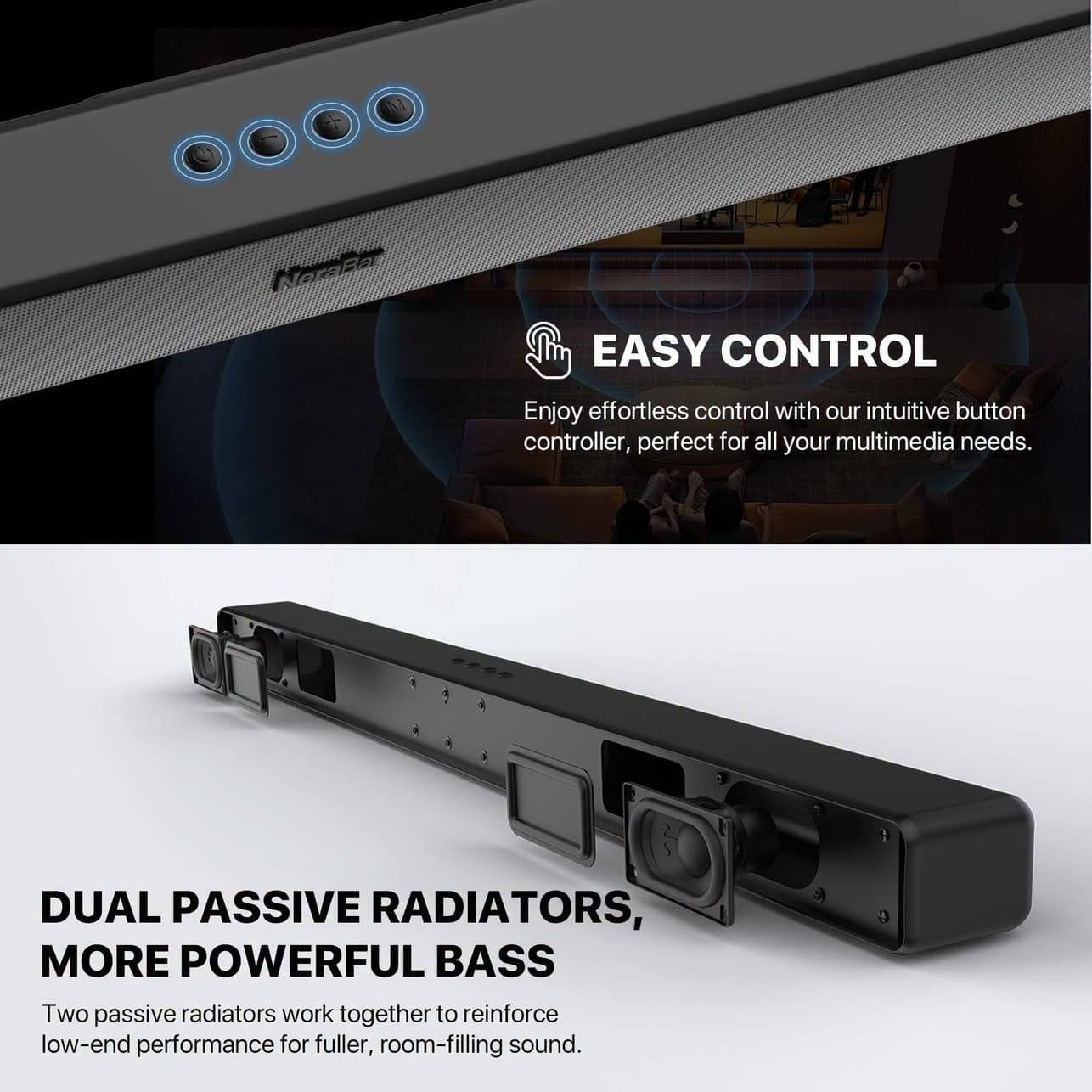 SPEAKER FANTECH NERA BAR BS156 RGB AUX + BLUETOOTH 6