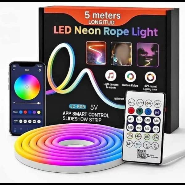 LED NEON IC-RGB LONGITUD ROPE LIGHT 5M