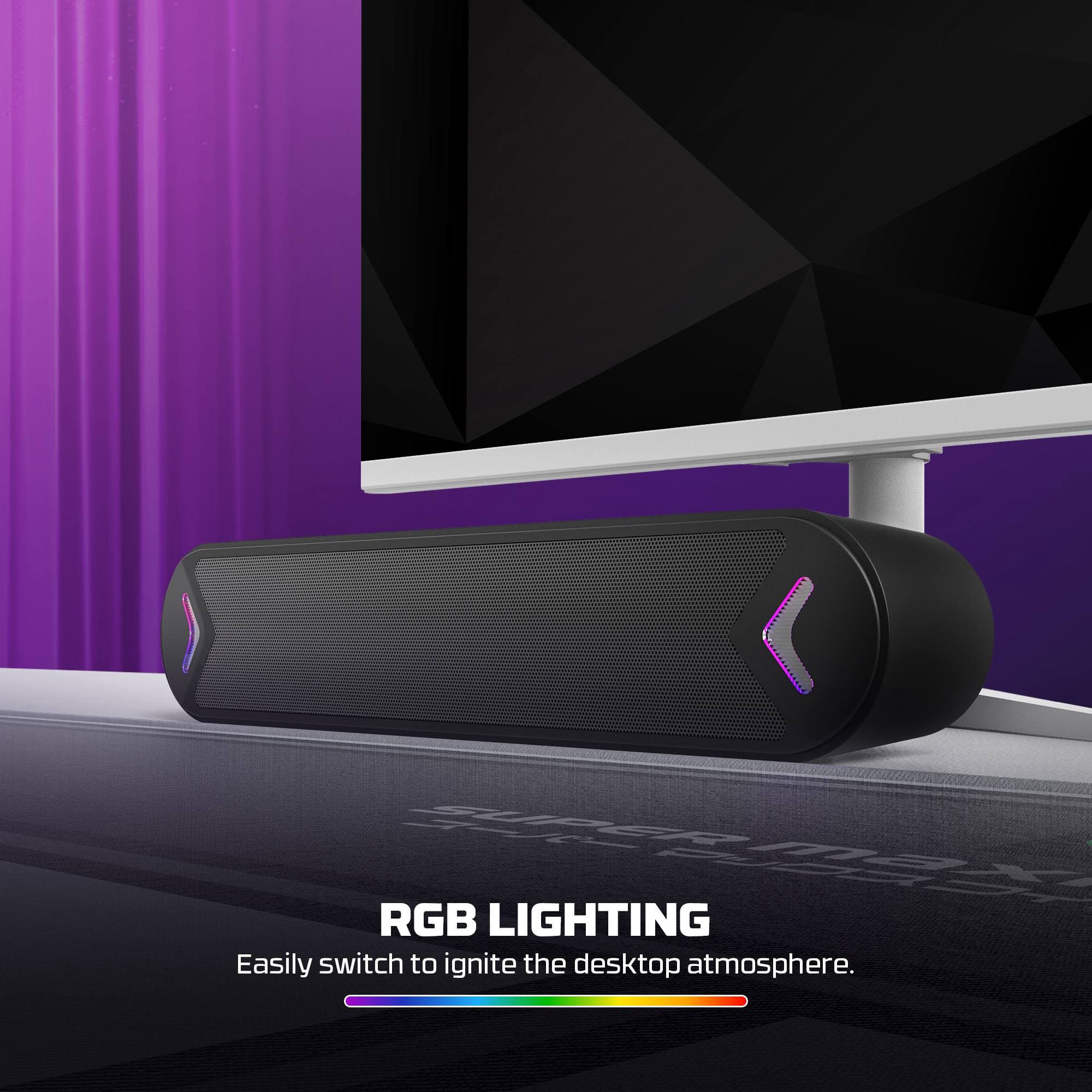 SPEAKER FANTECH SOUNDBAR BS160 RGB AUX 3