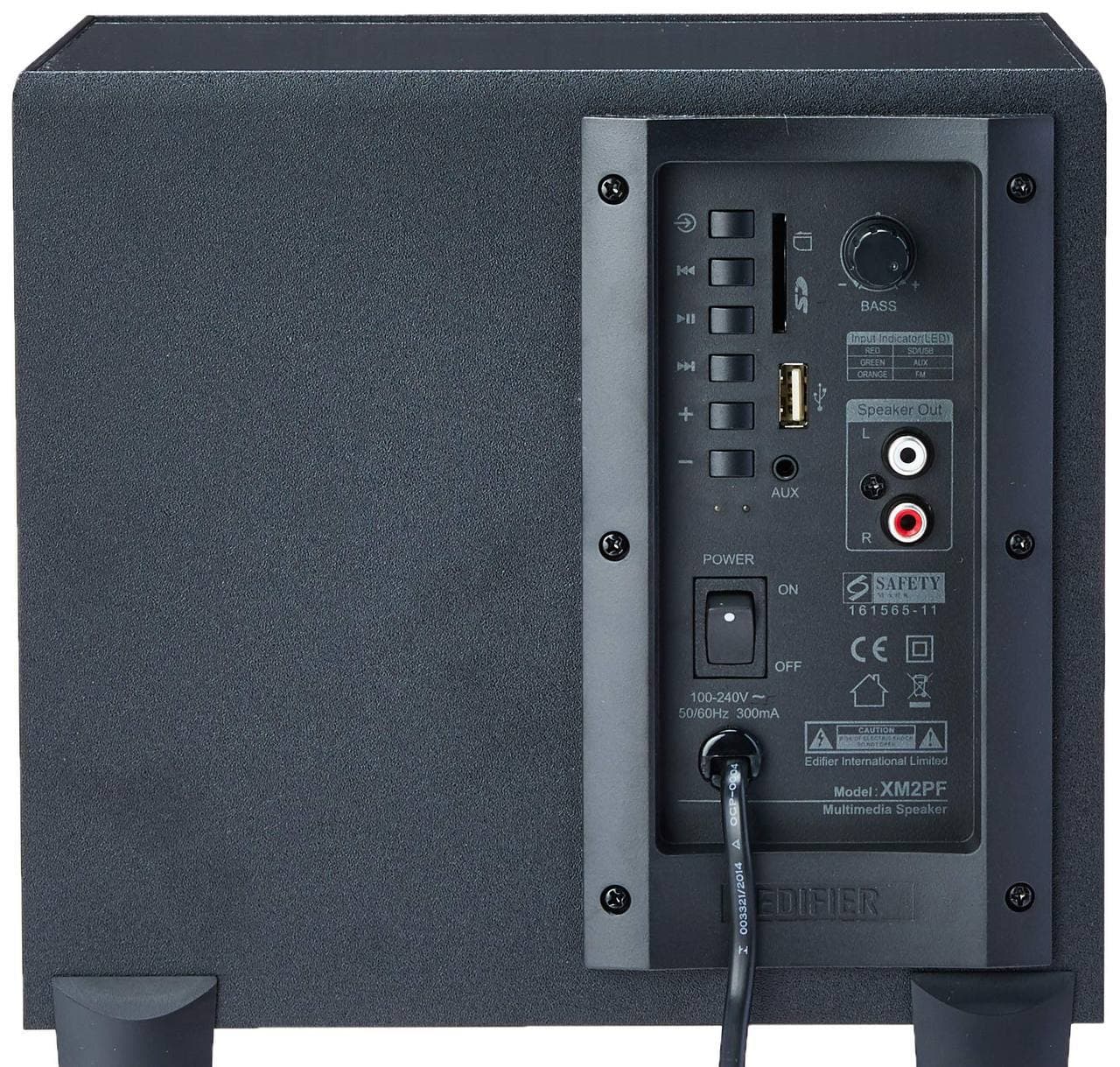 SPEAKER EDIFIER XM2PF 2.1 USB + AUX 3