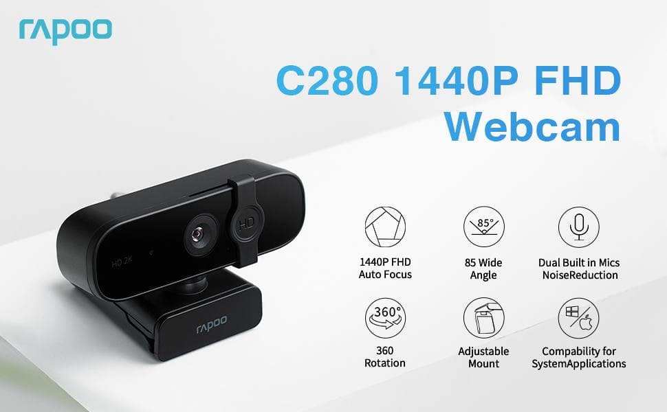 WEBCAM RAPOO C280 2K 5
