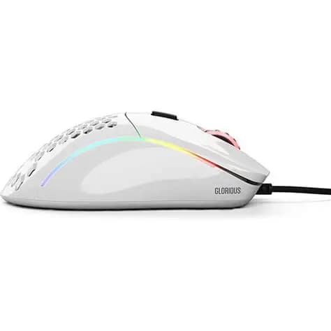 MOUSE GLORIOUS MODEL D WIRED GLOSSY WHITE 2
