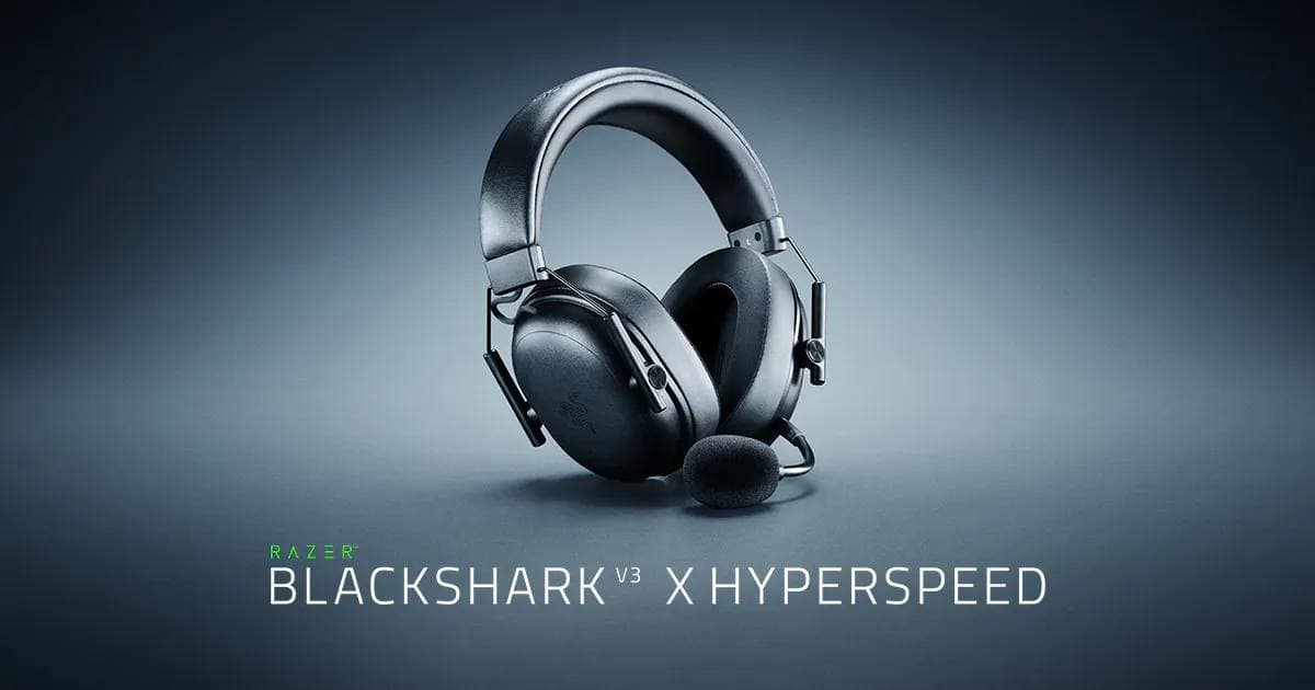 HEADSET RAZER BLACKSHARK V3 X HYPERSPEED WIRE + WIRELESS + BLUETOOTH 2