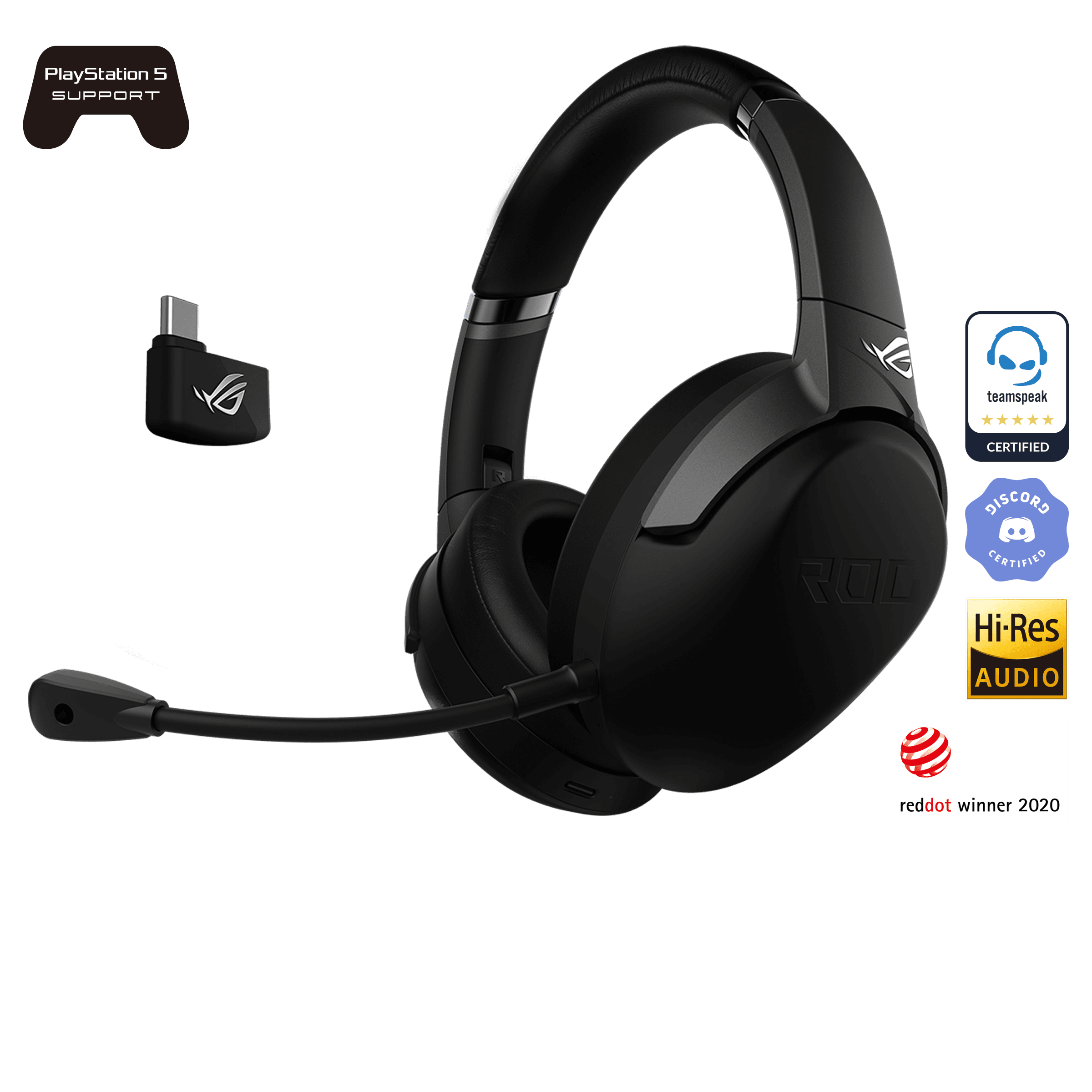 HEADSET ASUS ROG STRIX GO 2.4 WIRELESS 3