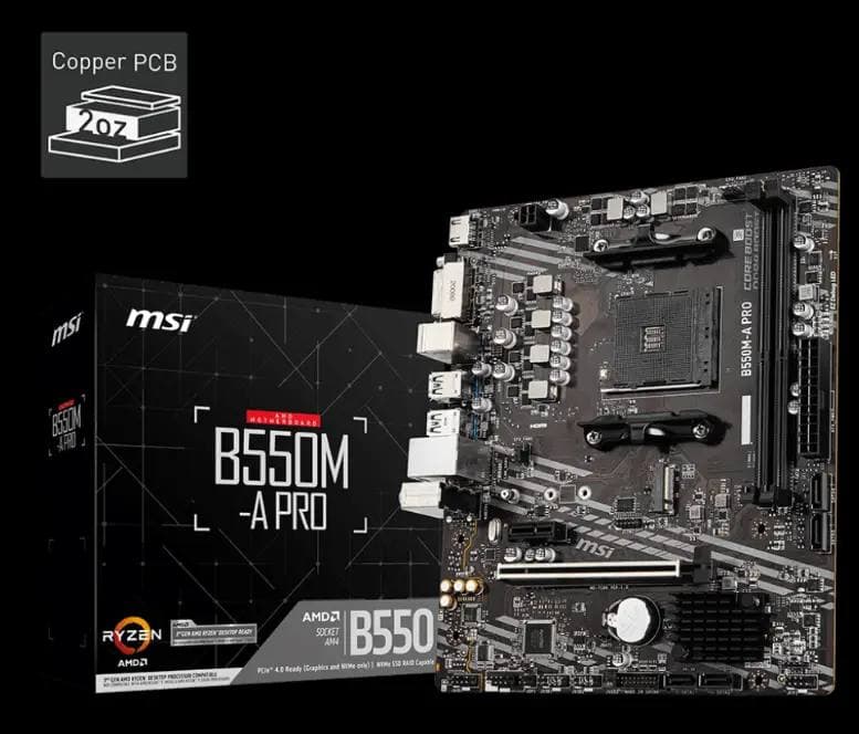 MB MSI B550M-A PRO