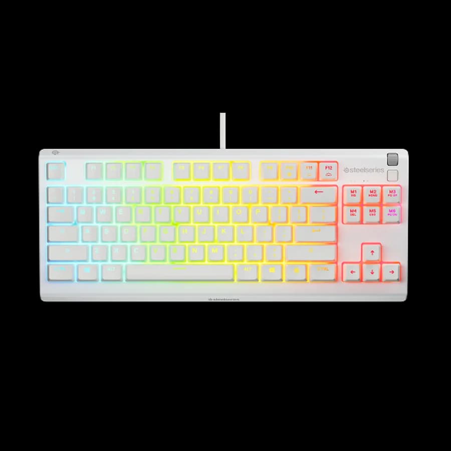 KEYBOARD STEELSERIES APEX 3 TKL WIRED WHITE