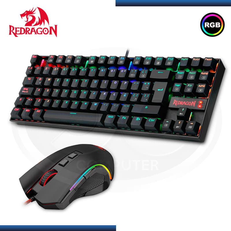 KIT REDRAGON K552 2 IN 1 KEYBOARD + MOUSE