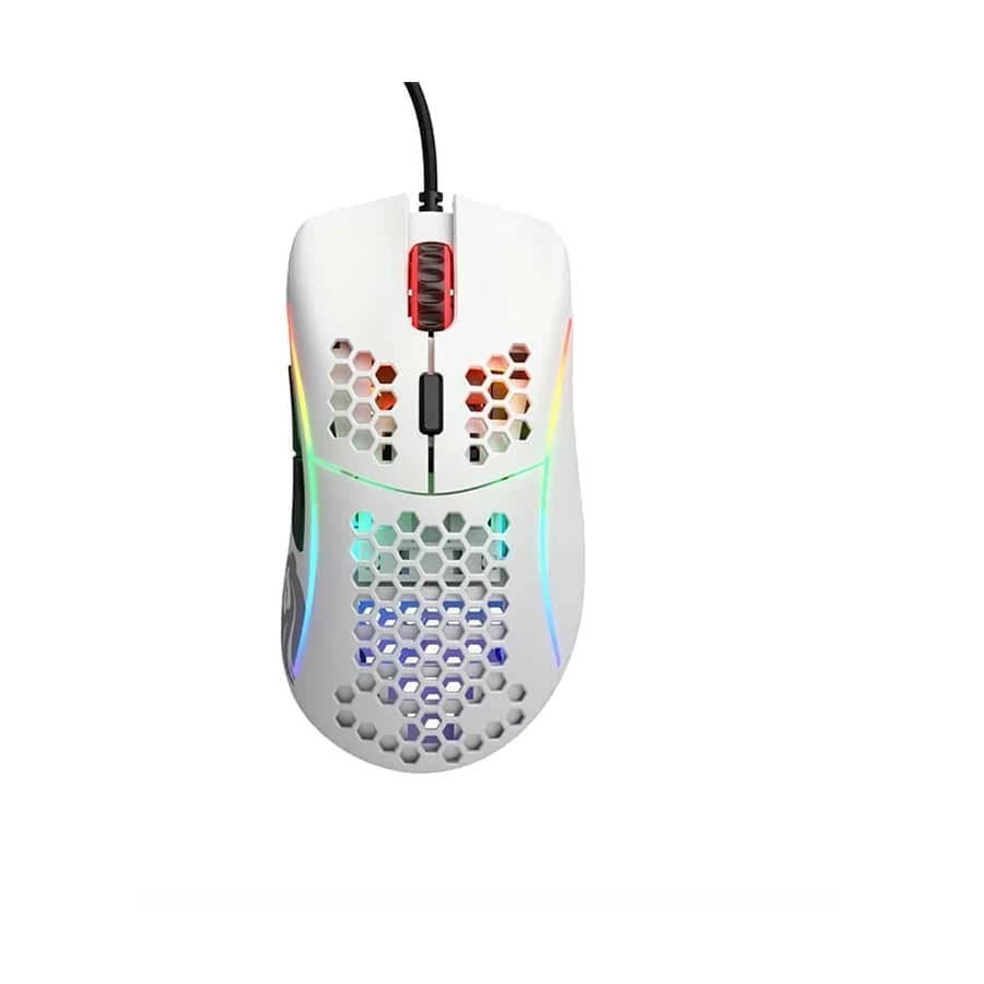 MOUSE GLORIOUS MODEL D WIRED MATTE WHITE