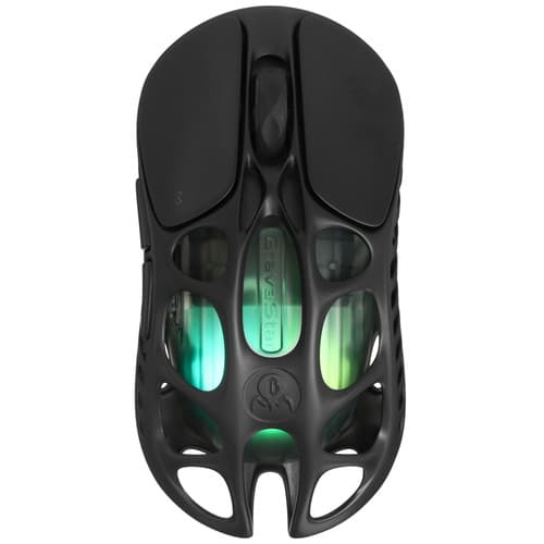 MOUSE GRAVASTAR GSX PRO 8K BLACK WIRE + WIRELESS + BLUETOOTH