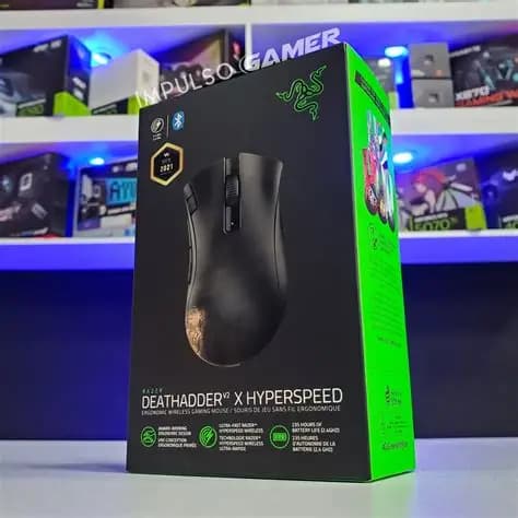 MOUSE RAZER DEATHADDER V2 X HYPERSPEED BLACK WIRELESS + BLUETOOTH
