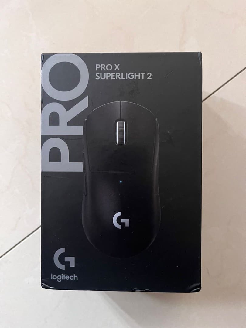 MOUSE LOGITECH G PRO X SUPERLIGHT 2 BLACK WIRELESS