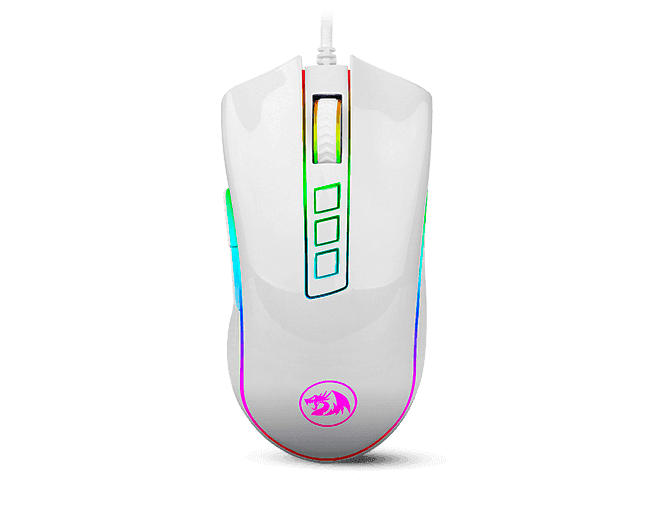 MOUSE REDRAGON M711 COBRA WHITE WIRED