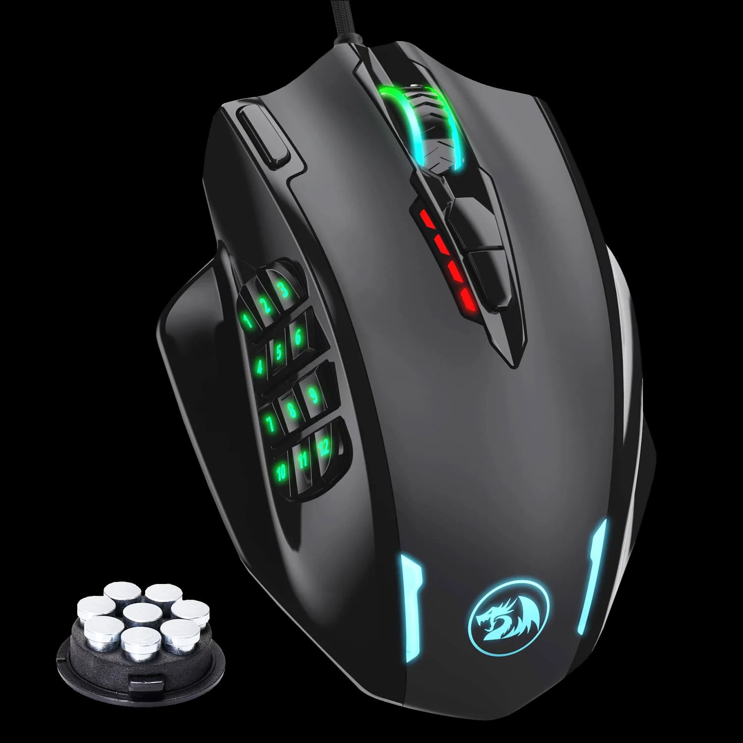 MOUSE REDRAGON M908 IMPACT WIRED