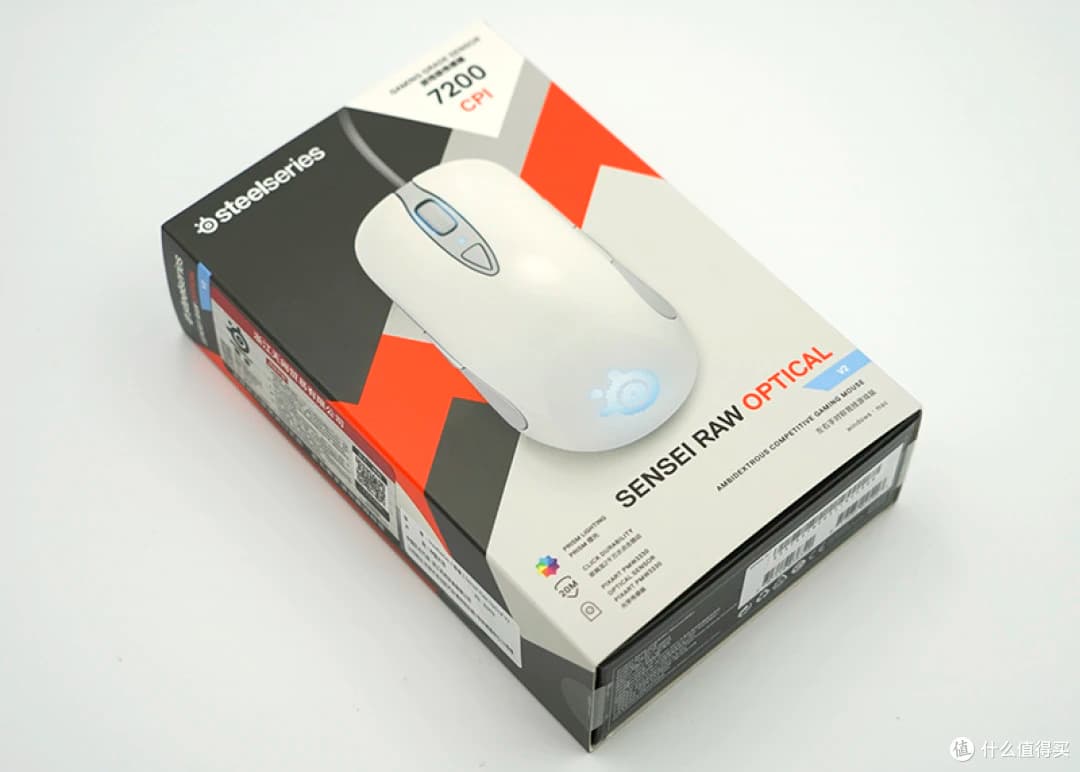 MOUSE STEELSERIES RAW WIRED WHITE EDITION