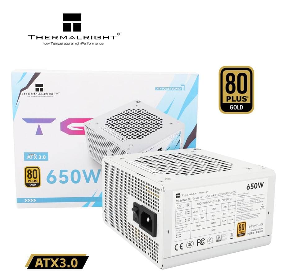 PSU THERMALRIGHT TG650S 650W GOLD WHITE