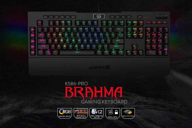 KEYBOARD REDRAGON K586 BRAHMA