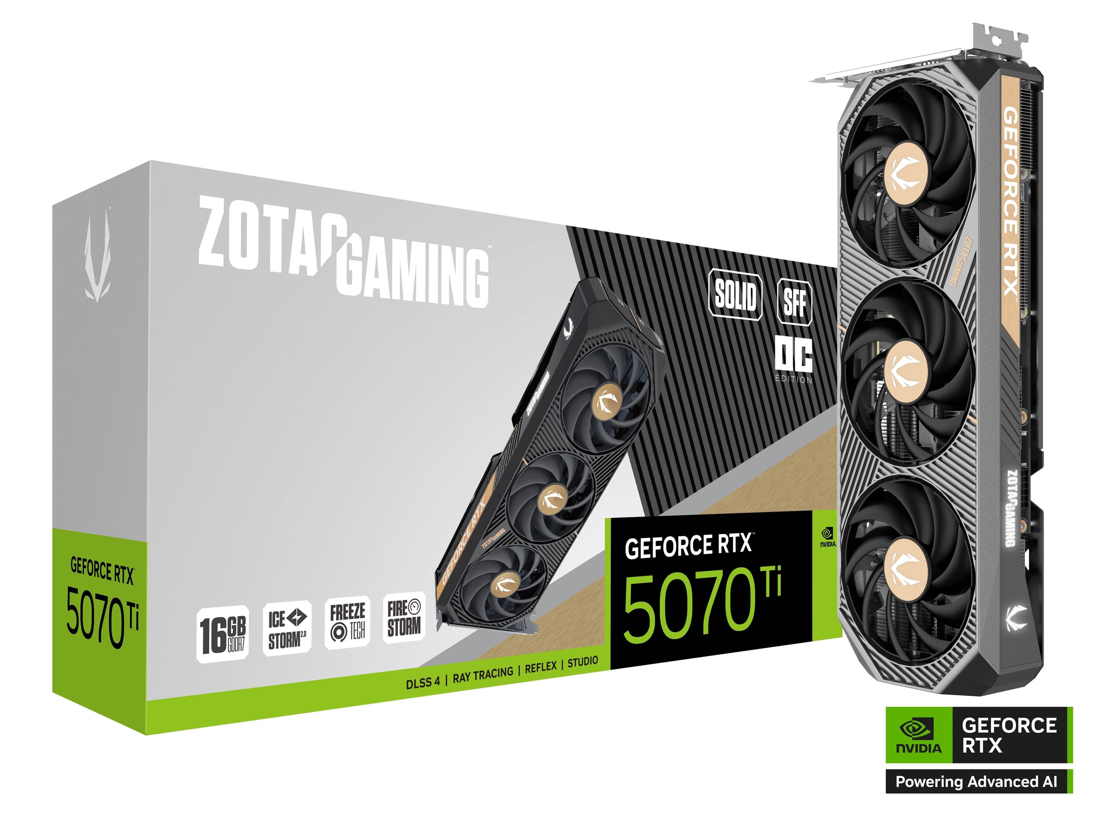 GPU ZOTAC RTX 5070TI SOLID SFF 16GB OC