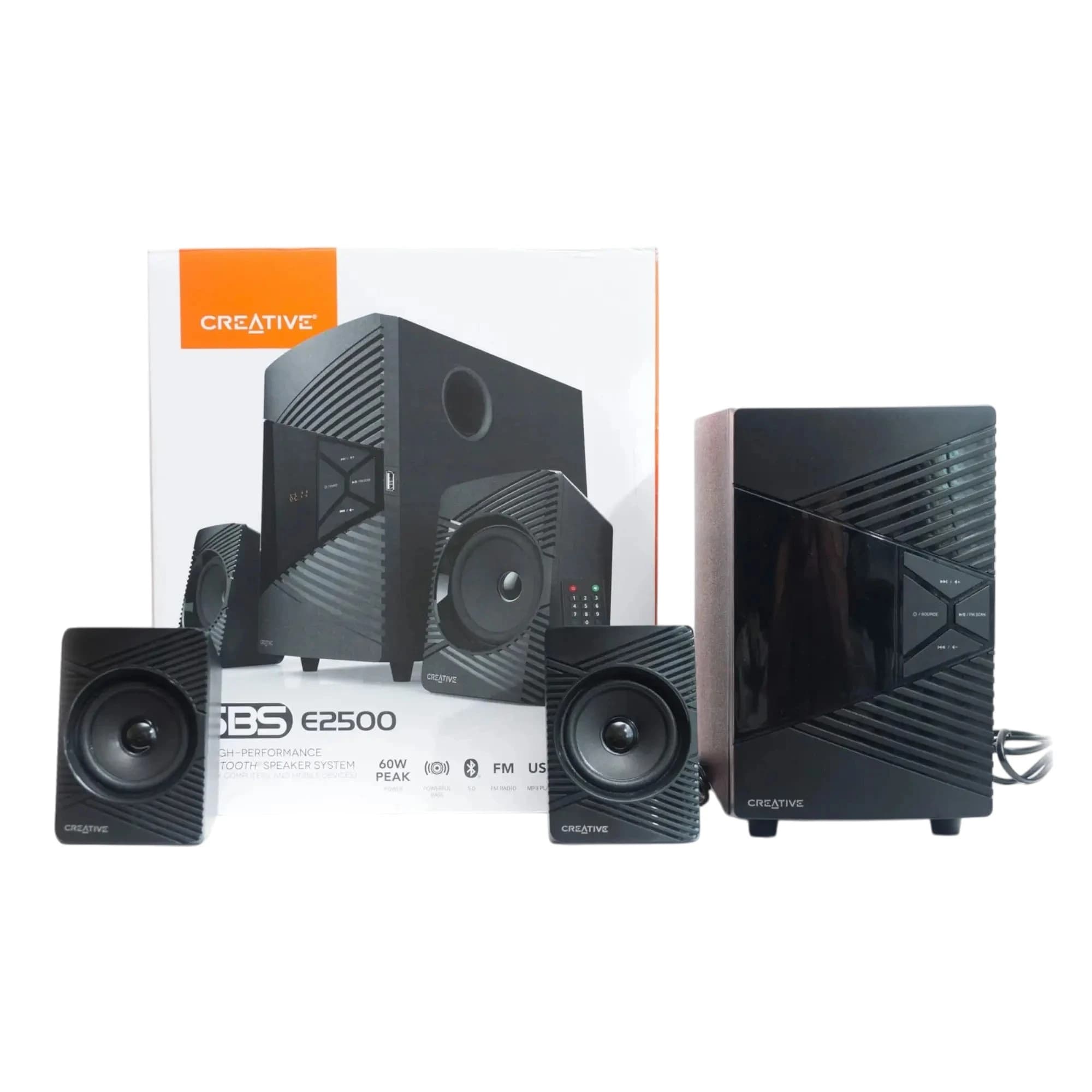 SPEAKER CREATIVE E2500 2.1 AUX + BLUETOOTH