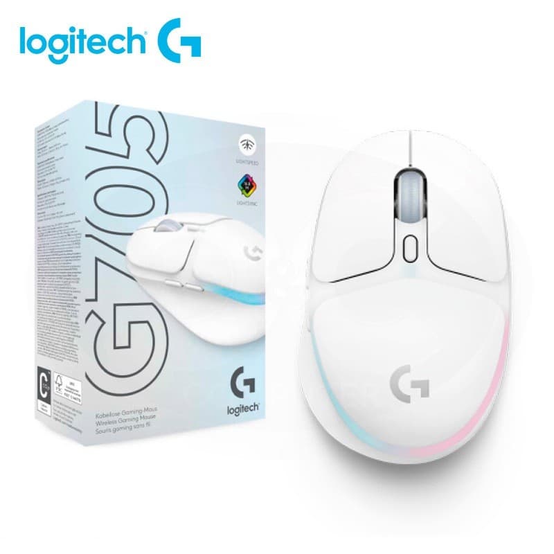 MOUSE LOGITECH G705 WHITE EDITION WIRELESS + BLUETOOTH