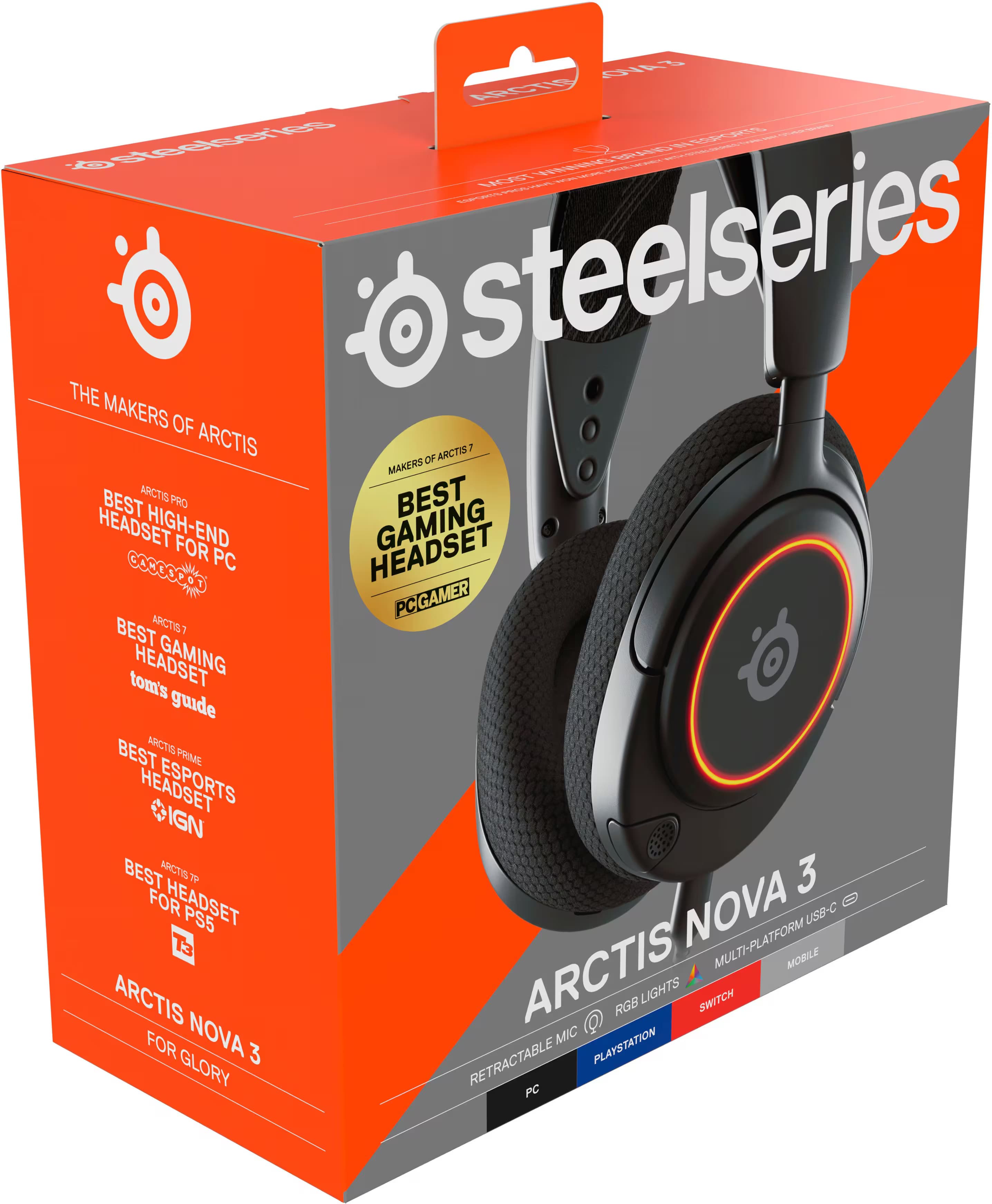 HEADSET STEELSERIES ARCTIS NOVA 3 USB 7.1 SURROUND