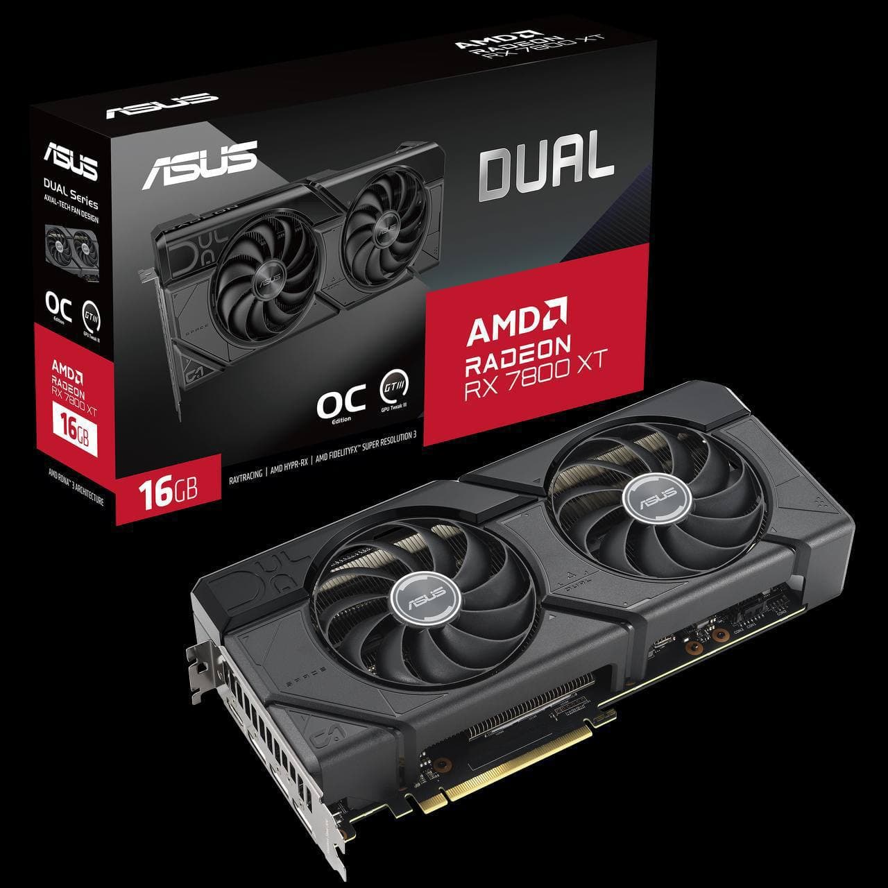 GPU ASUS RX 7800XT DUAL 16GB OC