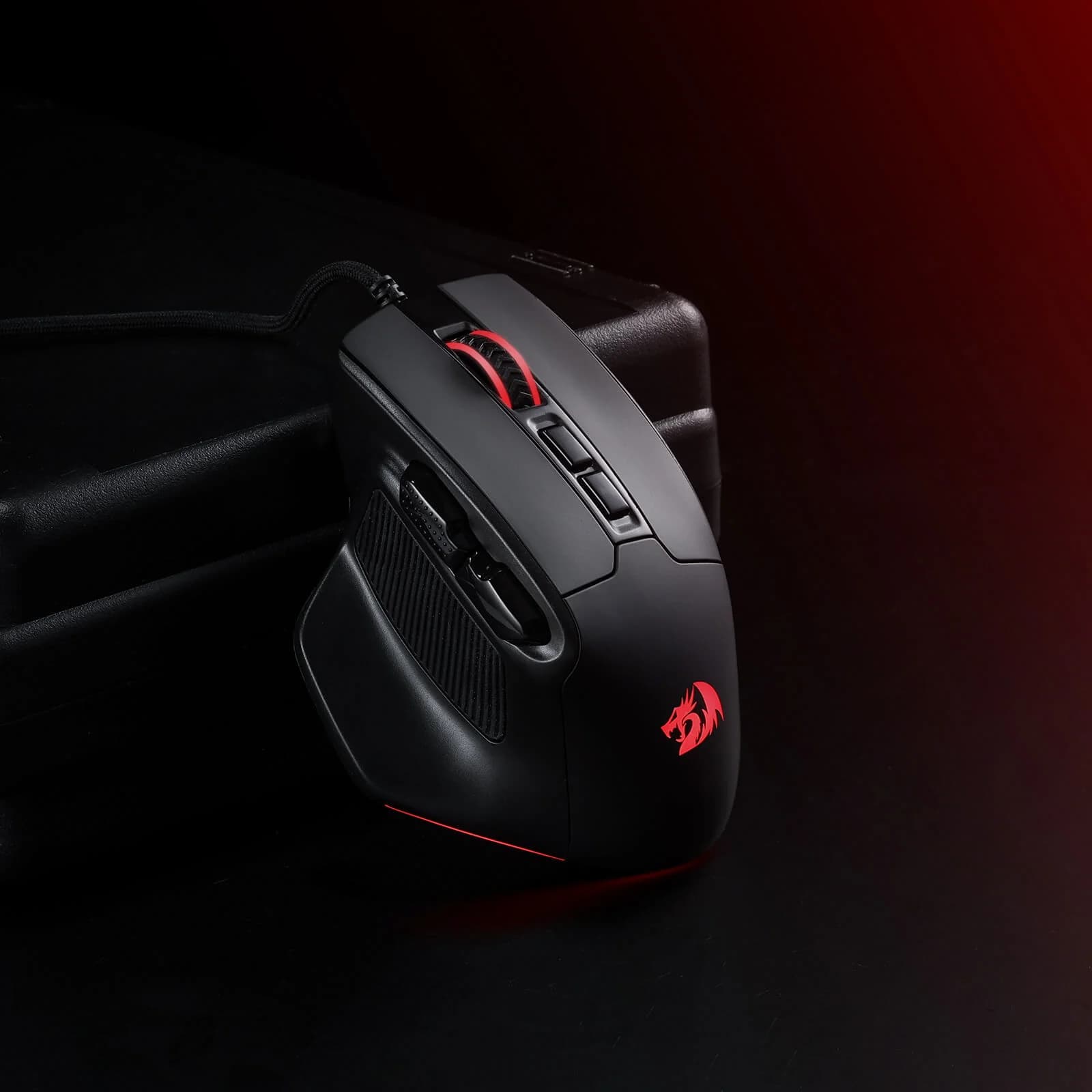 MOUSE REDRAGON M806 BULLSEYE BLACK WIRED