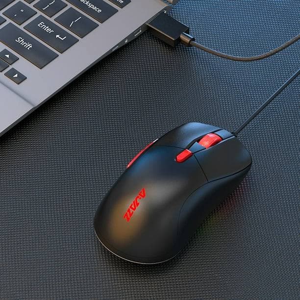 MOUSE AJAZZ AJ129 BLACK WIRED