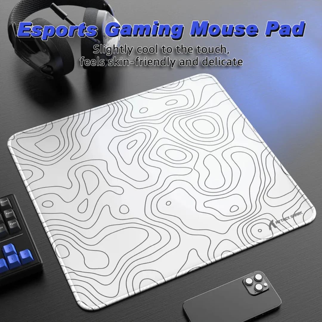 MOUSE PAD ATTACK SHARK CM02 WHITE 450X400X4MM