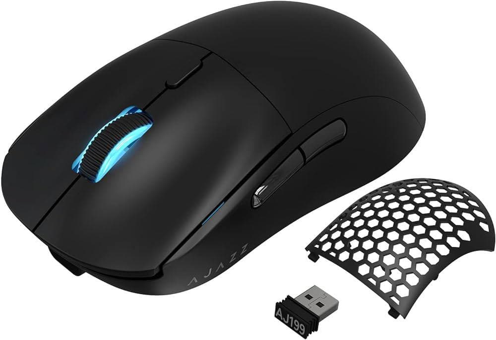 MOUSE AJAZZ AJ199 BLACK WIRELESS