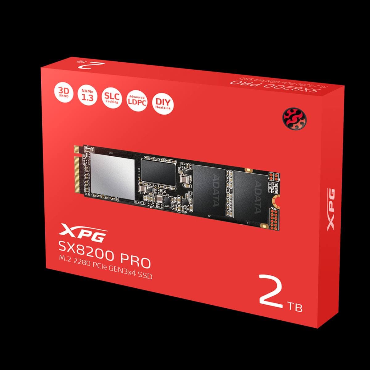 M.2 NVME XPG SX8200 PRO 2TB GEN3 SLC CACHING & DR CACHE BUFFER