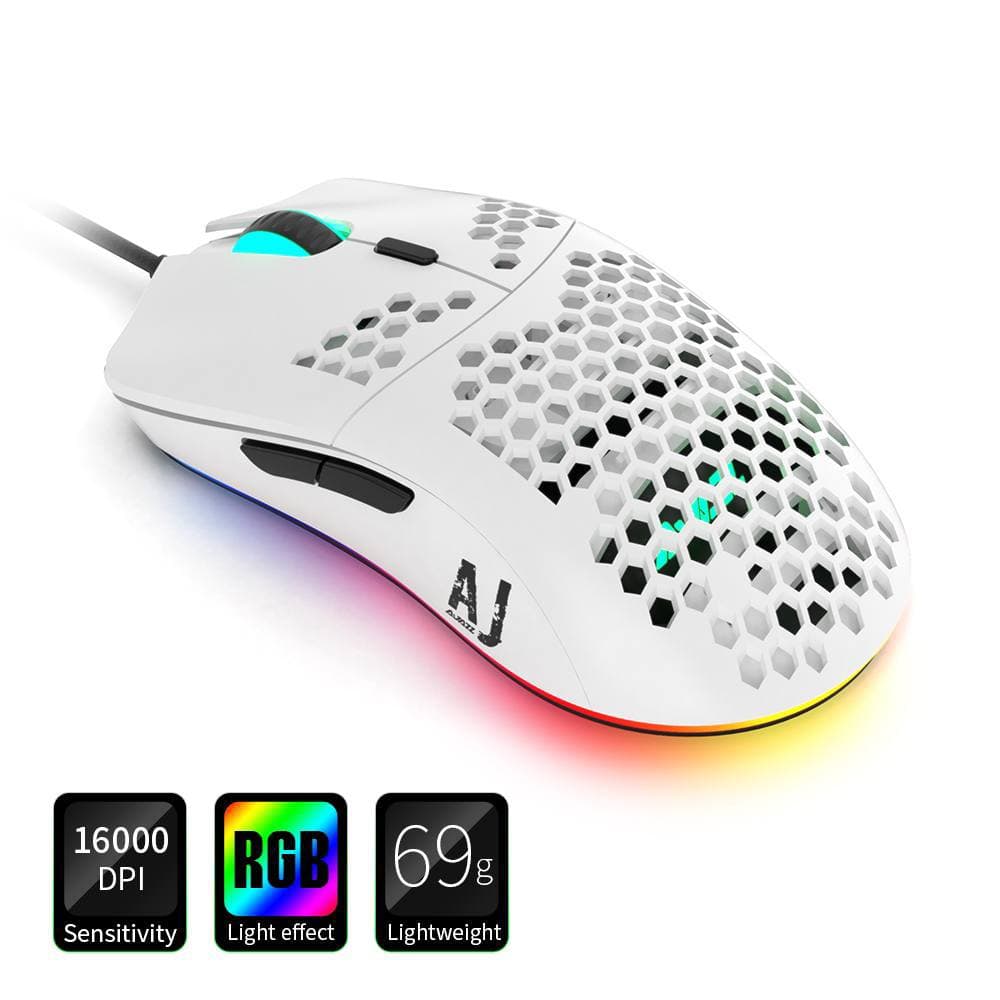 MOUSE AJAZZ AJ390 WHITE EDITION WIRED