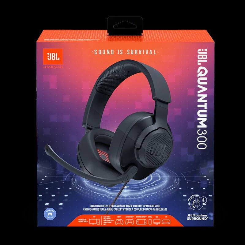 HEADSET JBL QUNATUM 300 AUX + USB 7.1