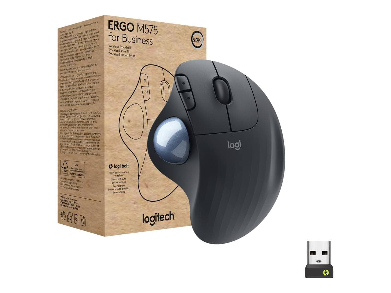 MOUSE LOGITECH M575 ERGO WIRELESS