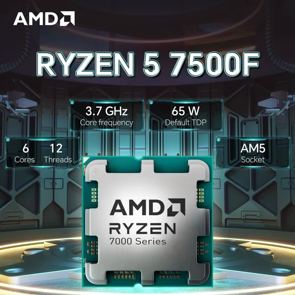 CPU AMD R5 7500F TRAY
