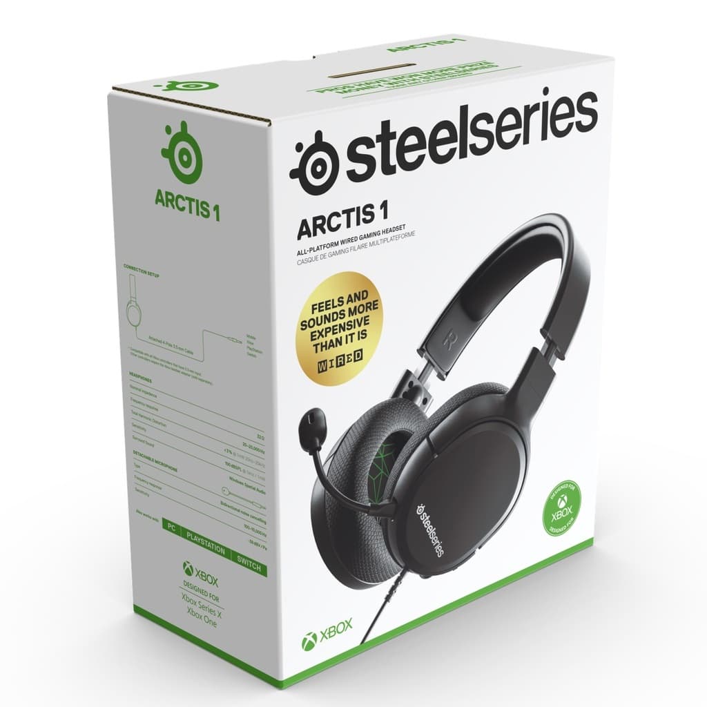 HEADSET STEELSERIES ARCTIS 1 AUX XBOX EDITION